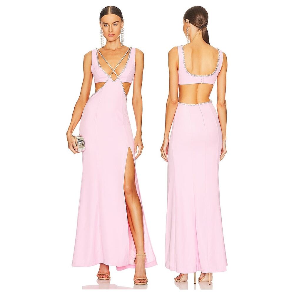 Majorelle Matteson Gown Rhinestone Hoco Guest Party Formal Evening Prom Gala XL